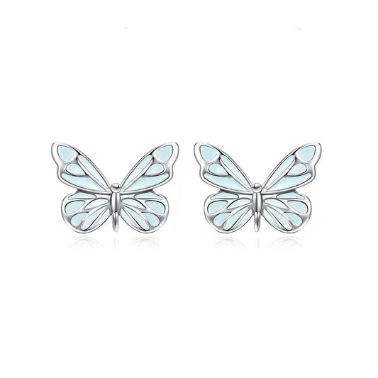 Pendientes Mariposa Iluminada (PLATA 925)
