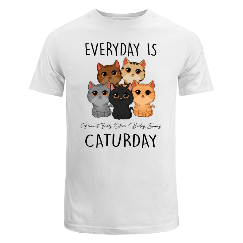 Everyday Is Caturday Cute Cats Vector Personalized Shirt